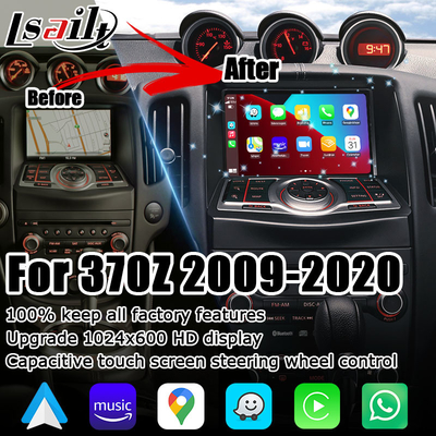 Refléter automatique androïde carplay sans fil d'écran de hausse d'écran de Nissan 370z IT06